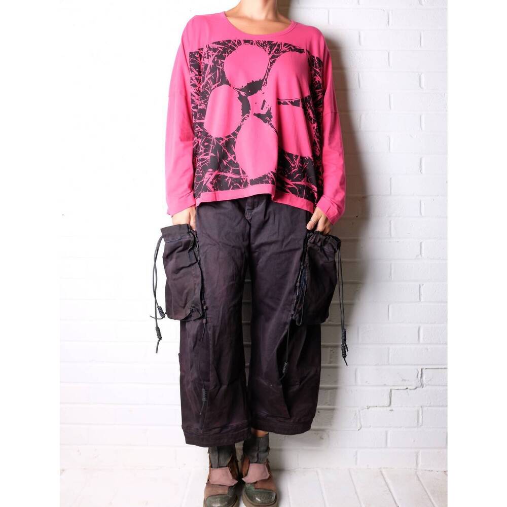 NEW RUNDHOLZ dip trousers in crab